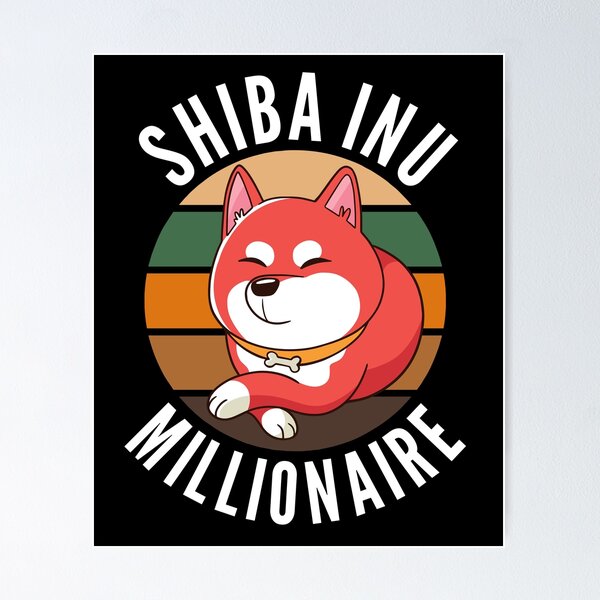 Item preview, Shiba Inu Coin Millionaire Shib Army designed and sold by Club7Studios.
