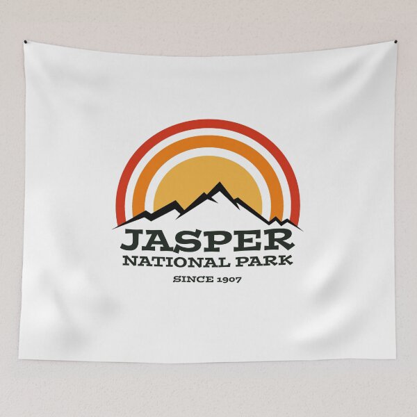 Item preview, Jasper National Park Alberta Canada Vintage Retro Travel Hiking, Camping Adventure Climbing Mountain designed and sold by tmartinezta.
