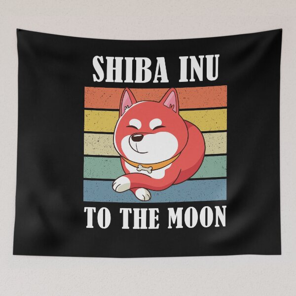 Item preview, Shiba Inu Coin To The Moon Shib Army designed and sold by Club7Studios.
