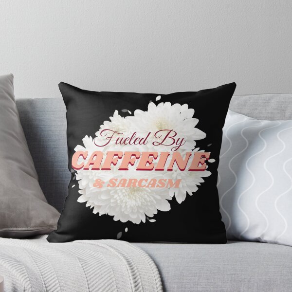 Item preview, Fueled By Caffeine & Sarcasm - Funny Coffee Lover Sarcastic Design designed and sold by Paula Helit.