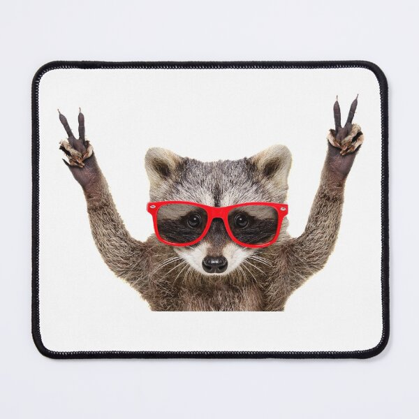 Item preview, kawaii and funny raccoon face designed and sold by SugarrMonkey.