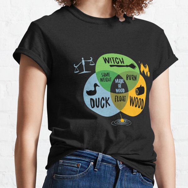 Monty Python et la sorcière du Saint Graal même poids que le canard T-shirt classique