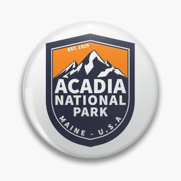 Item preview, Acadia National Park Maine USA Vintage Retro Travel Hiking, Camping Adventure Climbing Mountain designed and sold by tmartinezta.