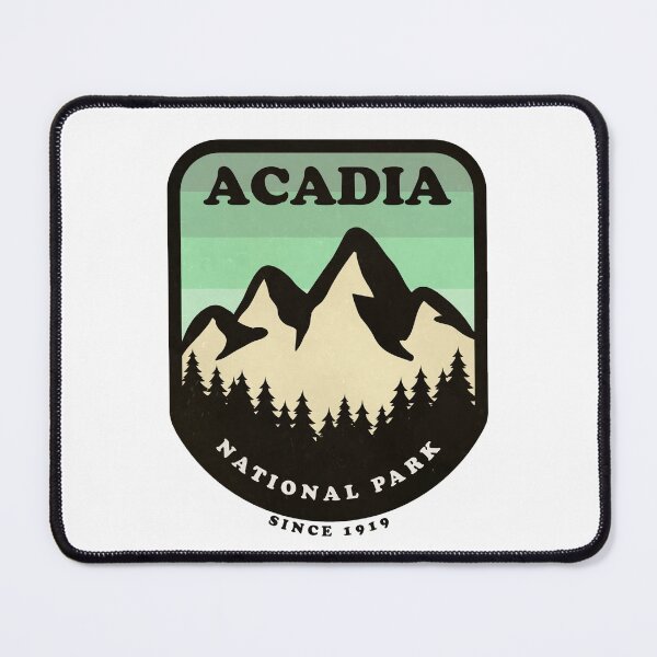 Item preview, Acadia National Park Maine USA Vintage Retro Travel Hiking, Camping Adventure Climbing Mountain designed and sold by tmartinezta.