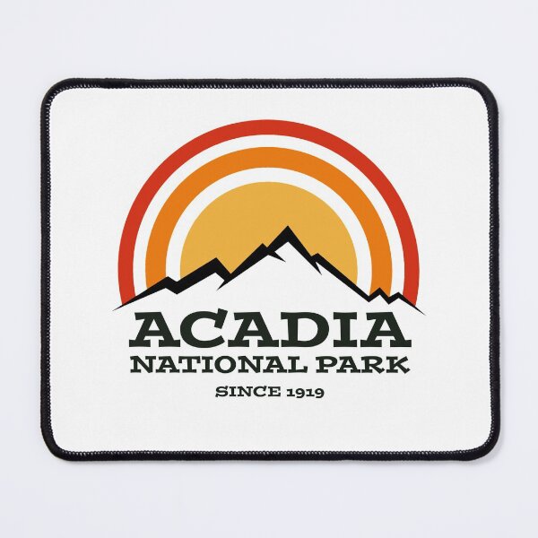 Item preview, Acadia National Park Maine USA Vintage Retro Travel Hiking, Camping Adventure Climbing Mountain designed and sold by tmartinezta.