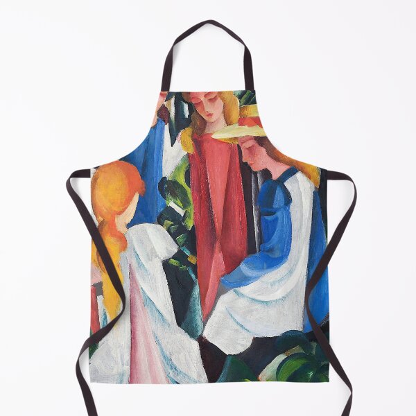 Item preview, Four Girls by August Macke designed and sold by redoARTstore.