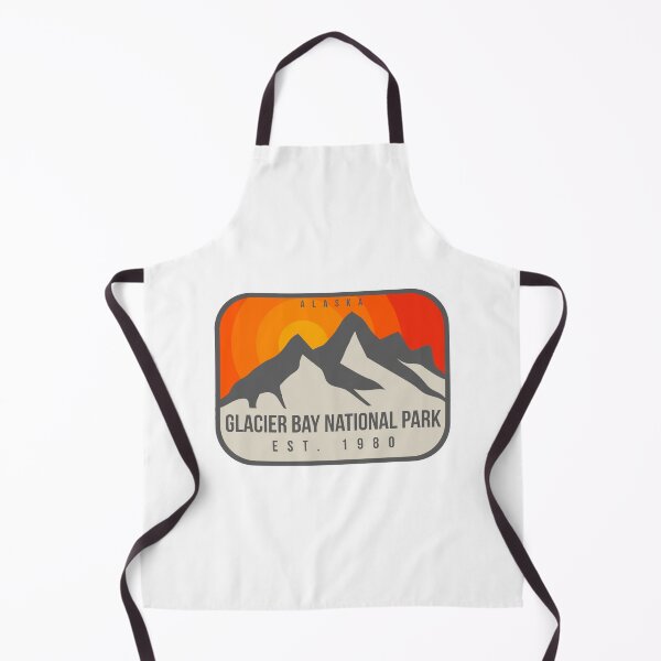 Item preview, Glacier Bay National Park Alaska USA Vintage Retro Travel Hiking, Camping Adventure Climbing Mountain designed and sold by tmartinezta.