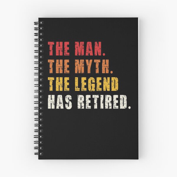 Item preview, The Man the Myth the Legend Has Retired | Vintage Funny Retirement designed and sold by Estrytee.
