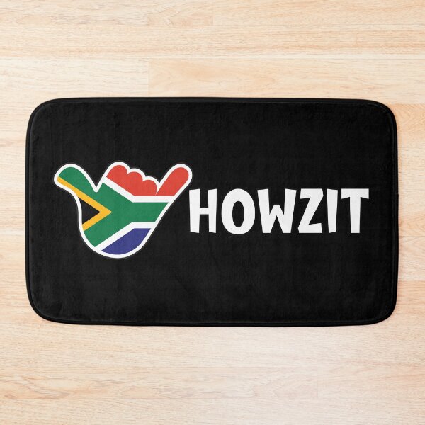 Item preview, Howzit - South African greeting and shaka sign with South African flag inside designed and sold by robimerch.