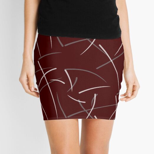 Simple Scribbles Mini Skirt