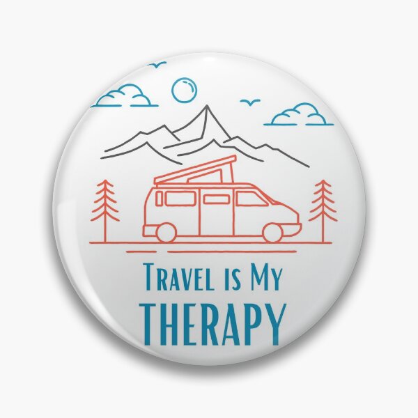 Item preview, Travel is MY Therapy designed and sold by DNPrints.
