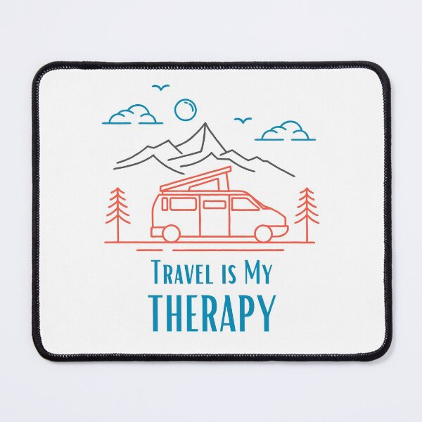 Item preview, Travel is MY Therapy designed and sold by DNPrints.