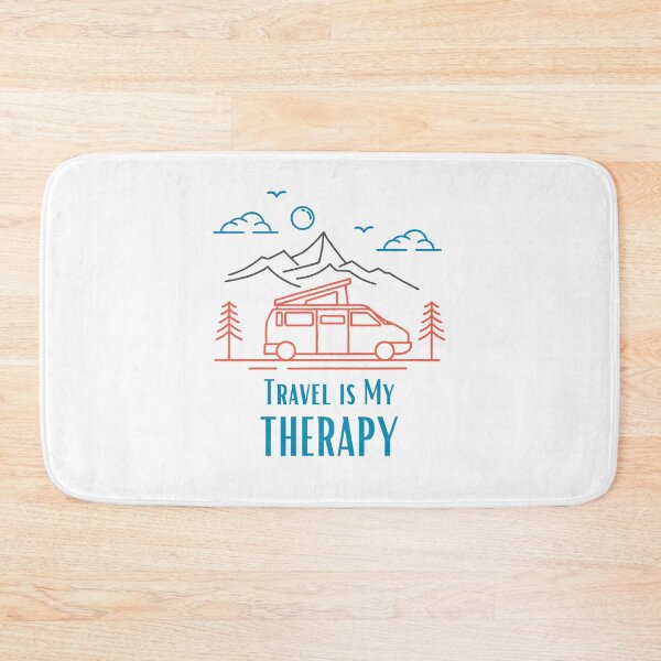 Item preview, Travel is MY Therapy designed and sold by DNPrints.