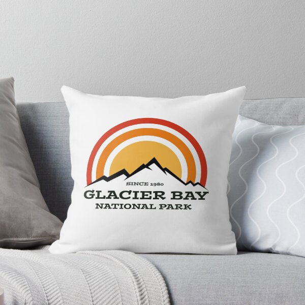 Item preview, Glacier Bay National Park Alaska USA Vintage Retro Travel Hiking, Camping Adventure Climbing Mountain designed and sold by tmartinezta.