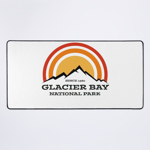 Item preview, Glacier Bay National Park Alaska USA Vintage Retro Travel Hiking, Camping Adventure Climbing Mountain designed and sold by tmartinezta.