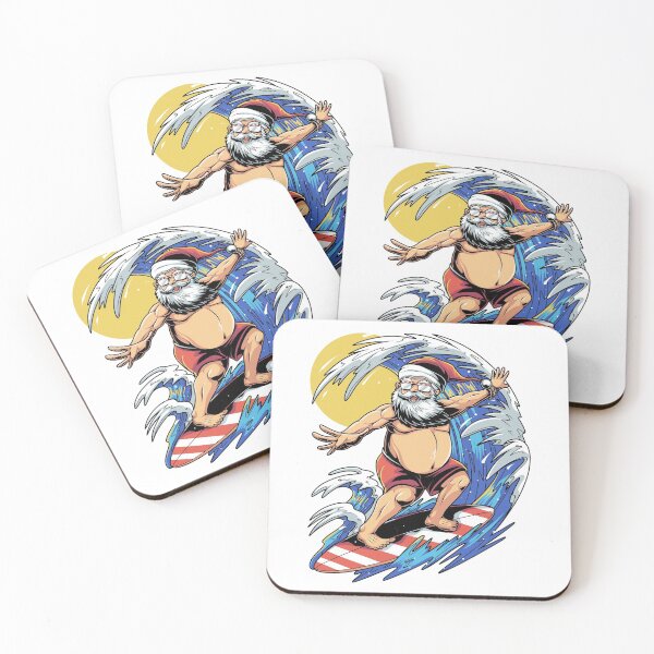 Item preview, Surfing Santa designed and sold by Meliafroggy.