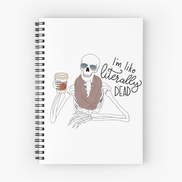 Item preview, Literally dead designed and sold by Coffeehouse Doodles.