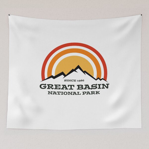 Item preview, Great Basin National Park Nevada USA Vintage Retro Travel Hiking, Camping Adventure Climbing Mountain designed and sold by tmartinezta.