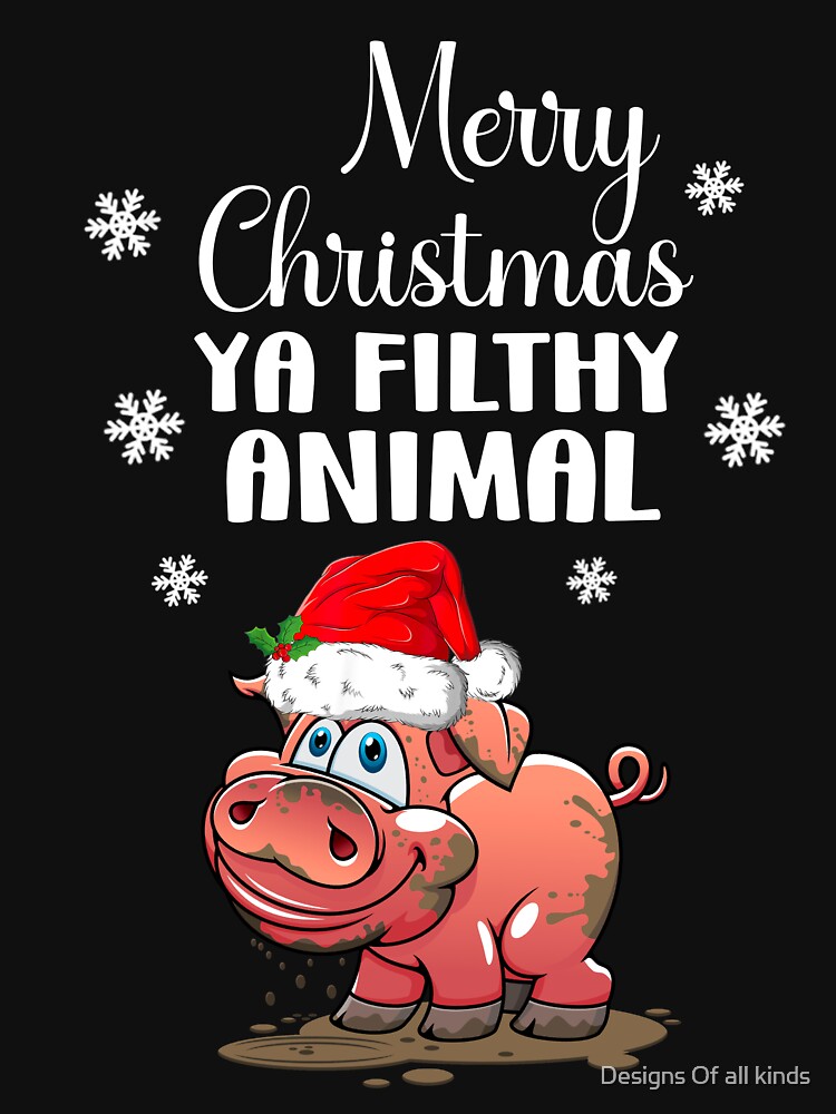 Merry Christmas, Ya Filthy Animal - Funny Holiday Gift Candle 9oz. –  Fashion Hut Jewelry