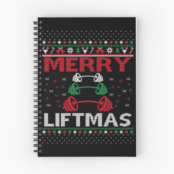 Item preview, Merry Liftmas Ugly Christmas Sweater Funny Gym Fitness designed and sold by EIMgraphic.