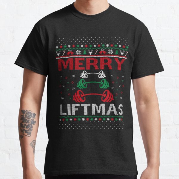 Fitness Christmas Sweater T-Shirts for Sale
