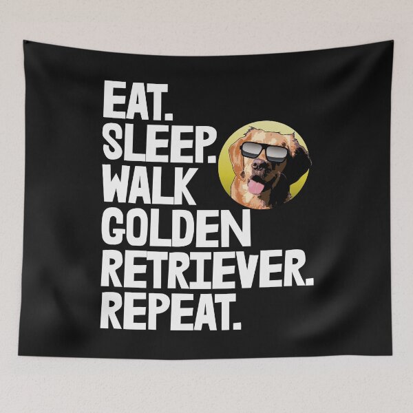 Item preview, Eat. Sleep. Walk Golden Retriever. designed and sold by Bendthetrend.
