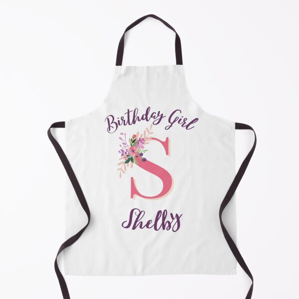 Item preview, Shelby Personalized Birthday Girl Floral Initial Design designed and sold by Partypumpkin.