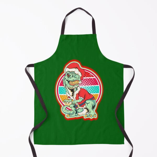 Item preview, Retro T Rex Santa Claus designed and sold by WoodburyLake.