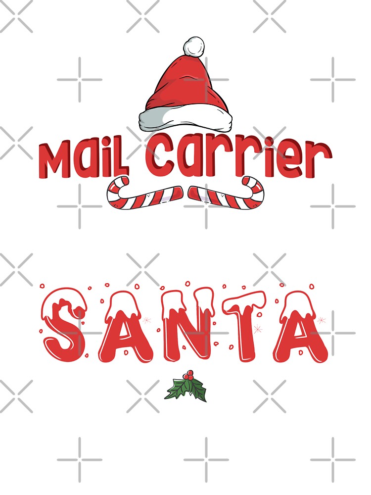 Mail Carrier Delivery Funny Christmas Santa lover' Men's Hoodie