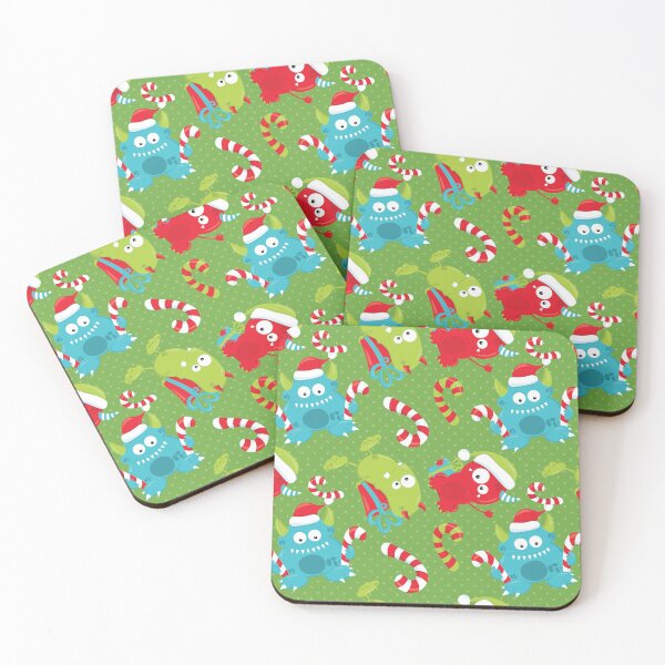 Item preview, Christmas monsters - winter holidays seamless pattern designed and sold by Kidzz.