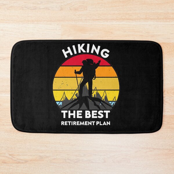 Item preview, Hiking The Best Retirement Plan Vintage designed and sold by zedesigner-.