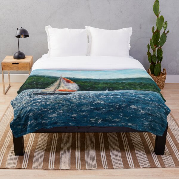 Aperçu de l'œuvre Sailboat painting créée et vendue par Amanda Teel.
