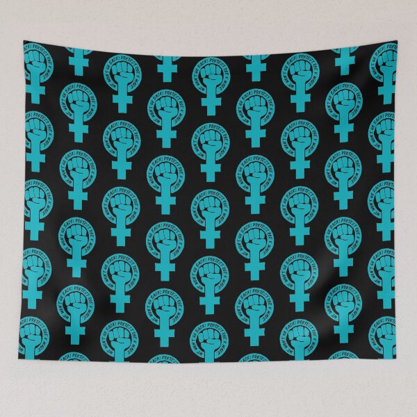 Item preview, Feminist Fist - We won't go back - Protect Roe v Wade (TEAL) designed and sold by Thelittlelord.
