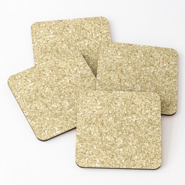 Item preview, Gold Extra Chunky Faux Photo-Effect Foil Metallic Glitter designed and sold by podartist.