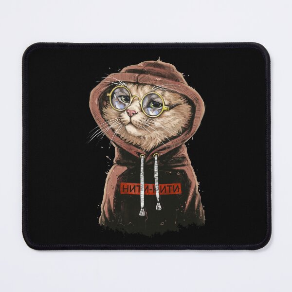 Item preview, cat in hoodie designed and sold by Niti-Niti.