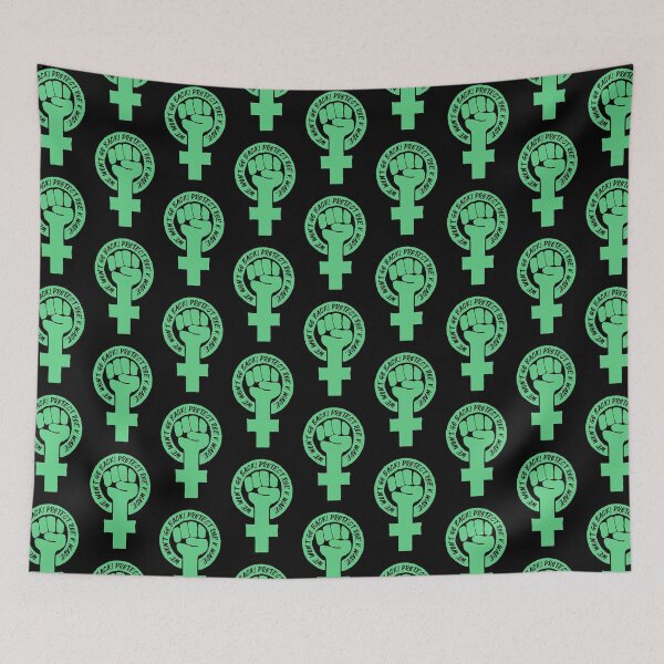 Item preview, Feminist Fist - We won't go back - Protect Roe v Wade (MINT GREEN) designed and sold by Thelittlelord.