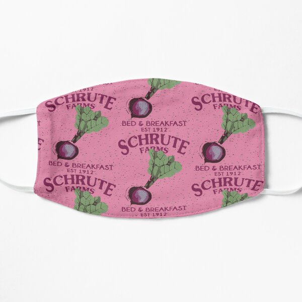 Schrute Farms' Bed and Breakfast Art - Eyesasdaggers Flat Mask
