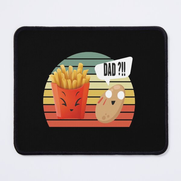 Item preview, Dad Potato Joke French Fries Vegan power, Vegetarian gift idea mom gift Vintage  designed and sold by justbejoker.