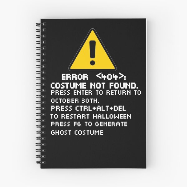 Item preview, ERROR 404: Costume not found-Halloween designed and sold by StoreRahhal.