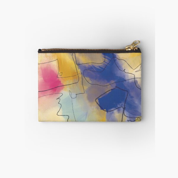 Item preview, Large Abstract Art, Yellow Mellow designed and sold by LanrivArtStudio.