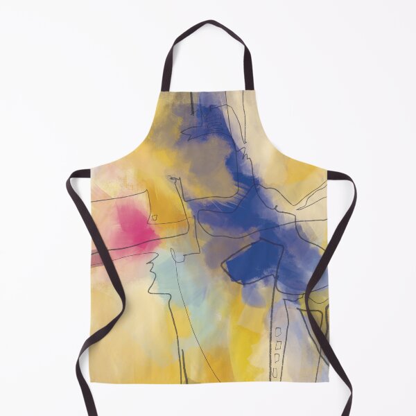 Item preview, Large Abstract Art, Yellow Mellow designed and sold by LanrivArtStudio.