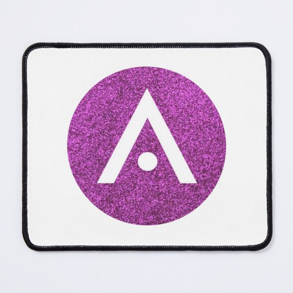 Item preview, Dark Pink Glitter Aveda Logo designed and sold by Dalaura.