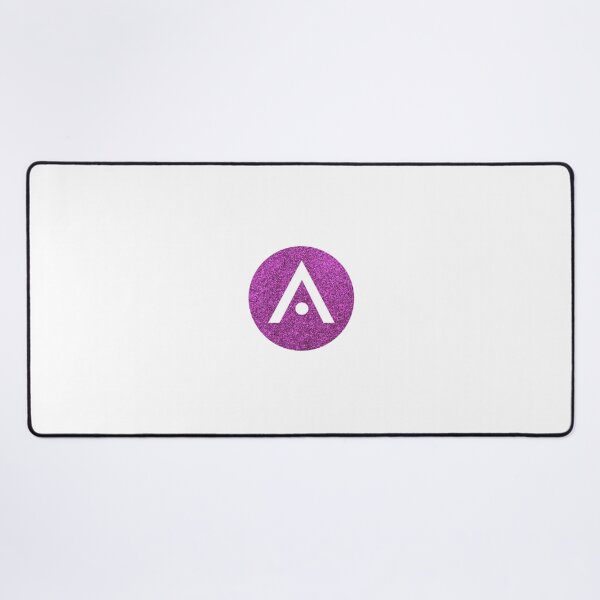 Item preview, Dark Pink Glitter Aveda Logo designed and sold by Dalaura.