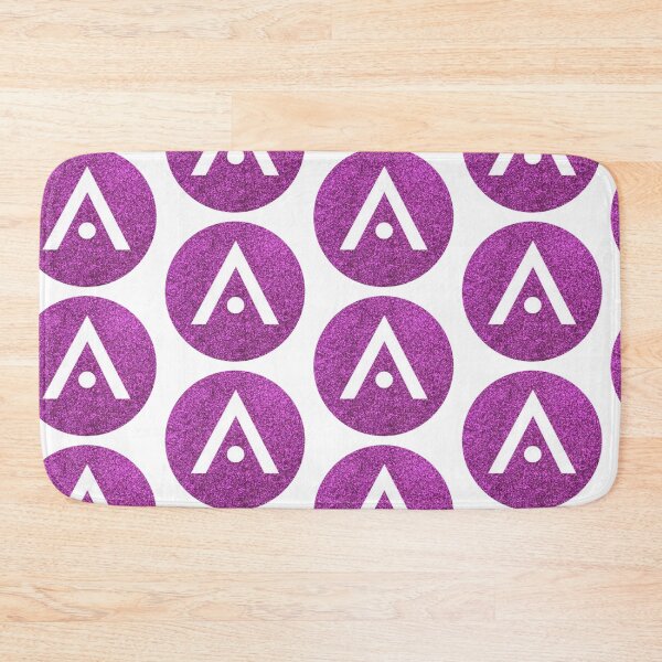 Item preview, Dark Pink Glitter Aveda Logo designed and sold by Dalaura.