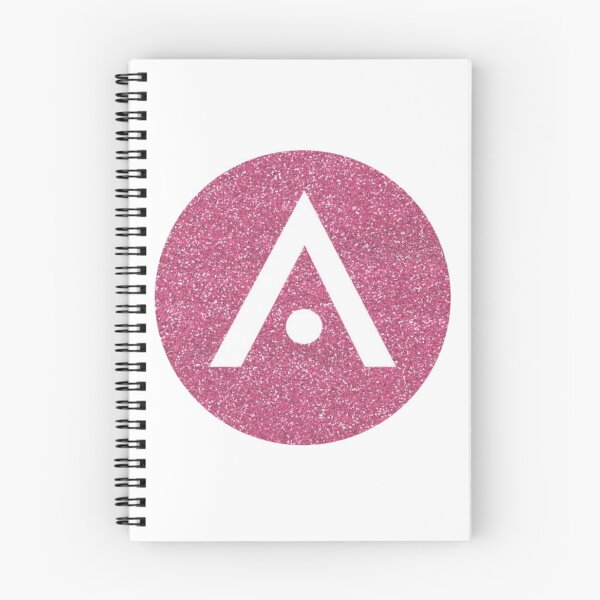 Item preview, Bright Pink Glitter Aveda Logo designed and sold by Dalaura.