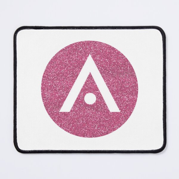 Item preview, Bright Pink Glitter Aveda Logo designed and sold by Dalaura.