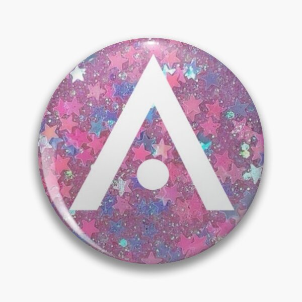 Item preview, Pink Star Glitter Aveda Logo designed and sold by Dalaura.