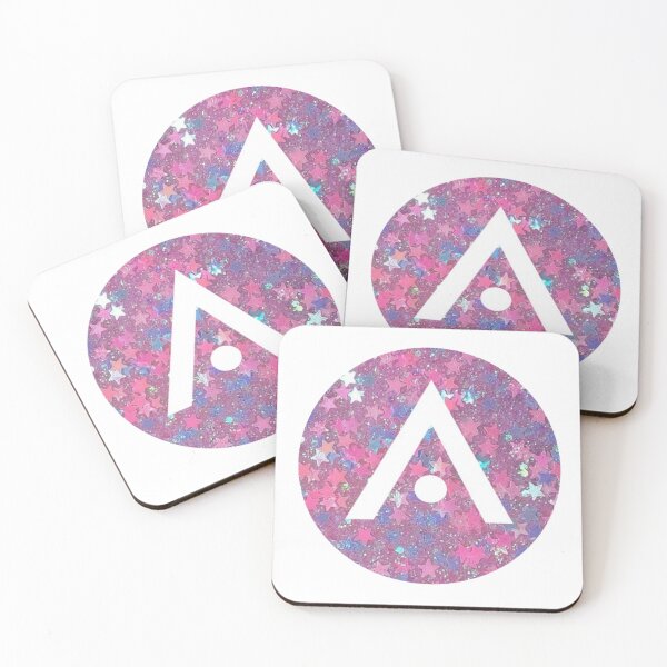 Item preview, Pink Star Glitter Aveda Logo designed and sold by Dalaura.