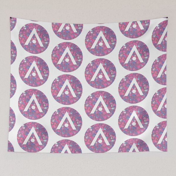Item preview, Pink Star Glitter Aveda Logo designed and sold by Dalaura.