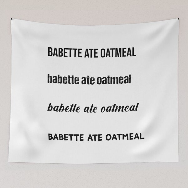Item preview, Babette Ate Oatmeal-funny tv shows designed and sold by Raminovitch.